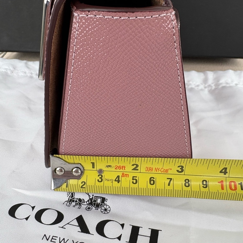 Coach Lysa Top Handle Silver/Dusty Rose - Picture 10 of 11
